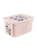 keeeper Opbergbox "Minnie" lichtroze - (L)55,5 x (B)40 x (H)30 cm - 45 l