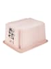 keeeper Aufbewahrungsbox "Minnie" in Rosa in Rosa - (L)42,5 x (B)35,5 x (H)22,5 cm