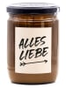 Candle Brothers Duftkerze "Alles Liebe" in Braun - 360g