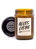 Candle Brothers Duftkerze "Alles Liebe" in Braun - 360g