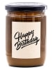Candle Brothers Geurkaars "Happy Birthday" bruin - 360g