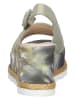 Högl Leren sleehaksandalen groen