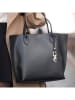 CXL by Christian Lacroix Leder-Henkeltasche "George V" in Schwarz - (B)32 x (H)45 x (T)11 cm