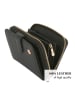 CXL by Christian Lacroix Leder-Geldbörse "Mia" in Schwarz - (B)13 x (H)9 cm