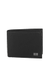 CXL by Christian Lacroix Leder-Geldbörse "Mateo" in Schwarz - (B)12 x (H)10 x (T)2 cm