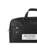 CXL by Christian Lacroix Leren businesstas "Charles" zwart - (B)42,5 x (H)39 x (D)9 cm