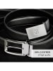 CXL by Christian Lacroix Leren riem "Lucas" zwart