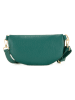 Mia Tomazzi Leder-Brustbeutel "Perugino" in Grün - (B)23 x (H)13 x (T)2 cm