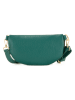 Mia Tomazzi Skórzana torebka "Perugino" w kolorze zielonym - 23 x 13 x 2 cm