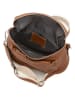 Mia Tomazzi Leren schoudertas "Favara" cognackleurig - (B)24 x (H)19 x (D)7 cm