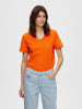 SELECTED FEMME Koszulka "Essential" w kolorze pomarańczowym