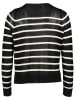 Vero Moda Pullover "Nova" in Creme/ Schwarz