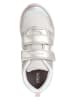 Geox Sneakersy "Fastics" w kolorze srebrnym