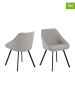AC Design Krzesła (2 szt.) "Nils" w kolorze szarym - 51,5 x 78,5 x 54,5 cm