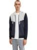 Tom Tailor Sweatjacke in Dunkelblau