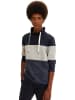 Tom Tailor Sweatshirt in Grau/ Dunkelblau