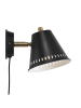 Nordlux Lampa ścienna "Pine" w kolorze czarnym - 13,3 x 19,5 cm