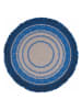 Villa d´Este 6-delige set: placemats blauw - Ø 38 cm