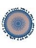 Villa d´Este 6-delige set: placemats blauw - Ø 38 cm