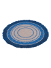 Villa d´Este 6er-Set: Tischsets in Blau - Ø 38 cm