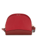 Mia Tomazzi Skórzana torebka "Marghera" w kolorze czerwonym - 26 x 20 x 8 cm