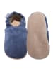 Hobea Leren kruipschoenen donkerblauw
