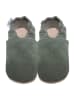 HOBEA-Germany Leder-Krabbelschuhe in Oliv