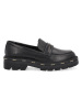 Liu Jo Skórzane slippersy w kolorze czarnym