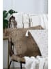 STOF France Poduszka "Sultan" w kolorze jasnobrązowo-białym - 40 x 40 cm