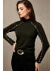 Milan Kiss Longsleeve in Schwarz