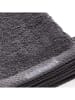 Cacharel textiles 4er-Set: Waschlappen in Anthrazit