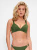 Linga Dore Biustonosz bikini  w kolorze zielonym