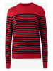 Mexx Sweter w kolorze czerwono-czarnym