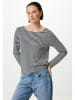 Mexx Longsleeve in Schwarz/ Weiß