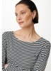 Mexx Longsleeve in Schwarz/ Weiß