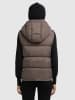 Khujo Steppweste "Eden Matt" in Taupe