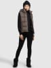 Khujo Doorgestikte bodywarmer "Eden Matt" taupe