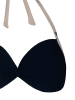 SHORT STORIES Biustonosz bikini w kolorze czarno-kremowym