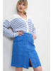 Josephine & Co Lniana spódnica w kolorze niebieskim