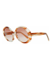 Celine Damskie okulary przeciwsłoneczne w kolorze kremowo-jasnobrązowym