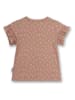 Sanetta Kidswear Koszulka "Lovely Leo" w kolorze jasnobrązowo-różowym