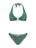 SHIWI Bikini "Caro" turquoise/beige/meerkleurig