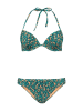 SHIWI Bikini "Luca" turquoise/beige/meerkleurig