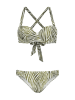 SHIWI Bikini "Nora" groen/wit