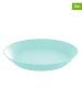 koziol 4er-Set: Teller "Connect Plate" in Türkis - Ø 24cm