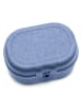 koziol Lunchbox "Pascal Mini" blauw - (L)9,6 x (B)5 x (H)2,7 cm