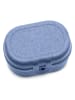 koziol Lunchbox "Pascal Mini" in Blau - (L)9,6 x (B)5 x (H)2,7 cm