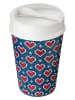 koziol Isoleerbeker "Iso to go" rood/donkerblauw - 400 ml
