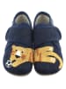 Living Kitzbühel Pantoffels "Tijger & Voetbal" donkerblauw