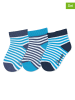Sterntaler 3-delige set: sokken lichtblauw/donkerblauw